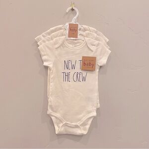 RAE DUNN 3-Piece Onesie Set